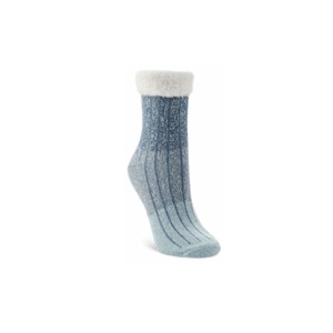 Airplus Women's Cocooning Winter Cabin Socks (Blue)