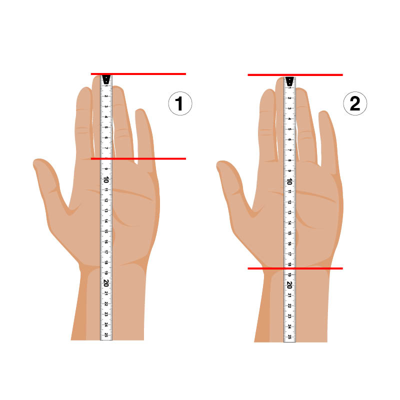 how to measure your hand