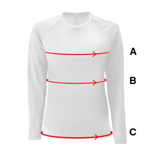 how to measure your chest for the base layer