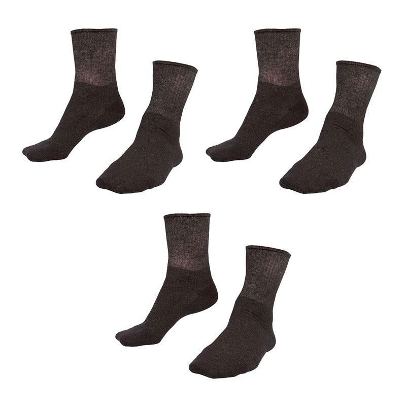 Raynaud's Disease Deluxe Silver Socks (Pack of Three Pairs)